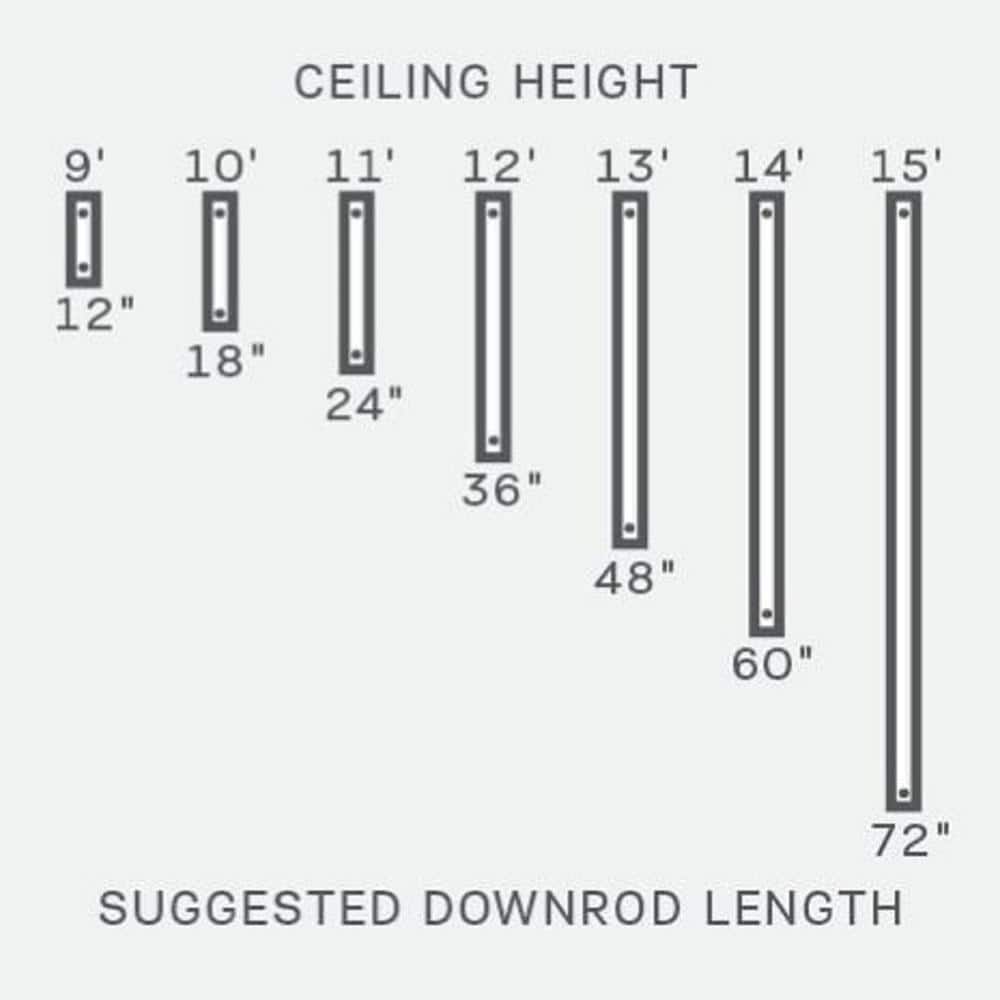 18 in. Satin Nickel Extension Downrod, 1/2 in. Inside Diameter - Hercitys