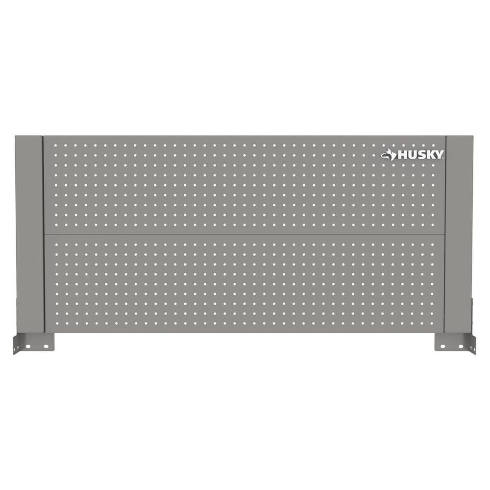 46 in. Gloss Gray Steel Pegboard Attachment - Hercitys
