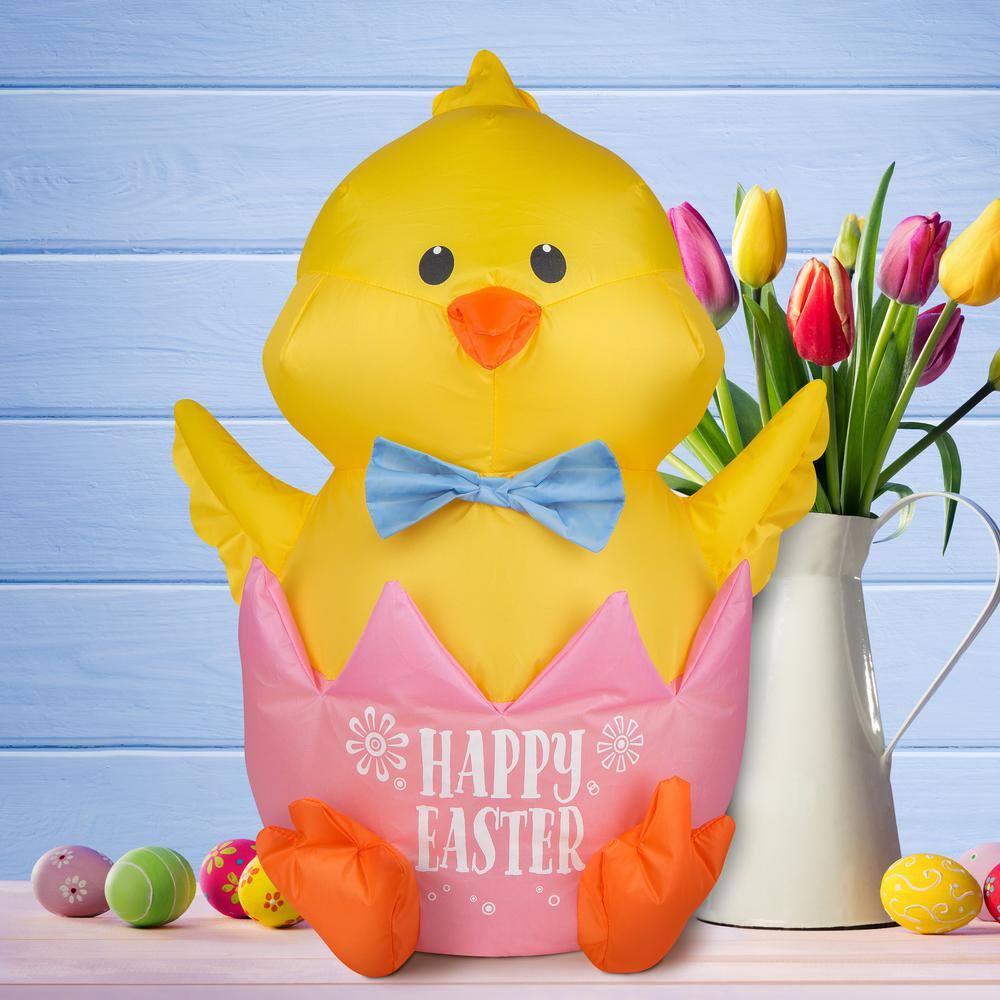 20 in. Inflatable Happy Easter Chick - Hercitys
