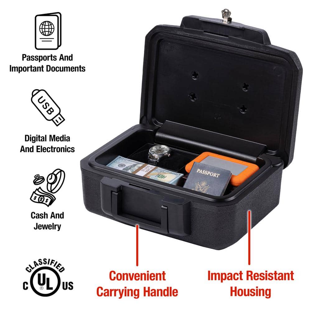 0.18 cu. ft. Fireproof Safe Box - Hercitys