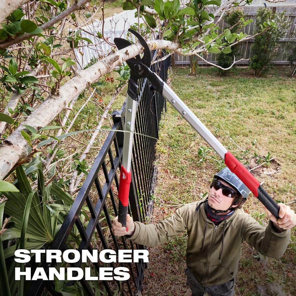 2 in. Cut Capacity High Carbon Steel Blade, 32 in. Bypass Lopper with Dual-Position Grips - Hercitys