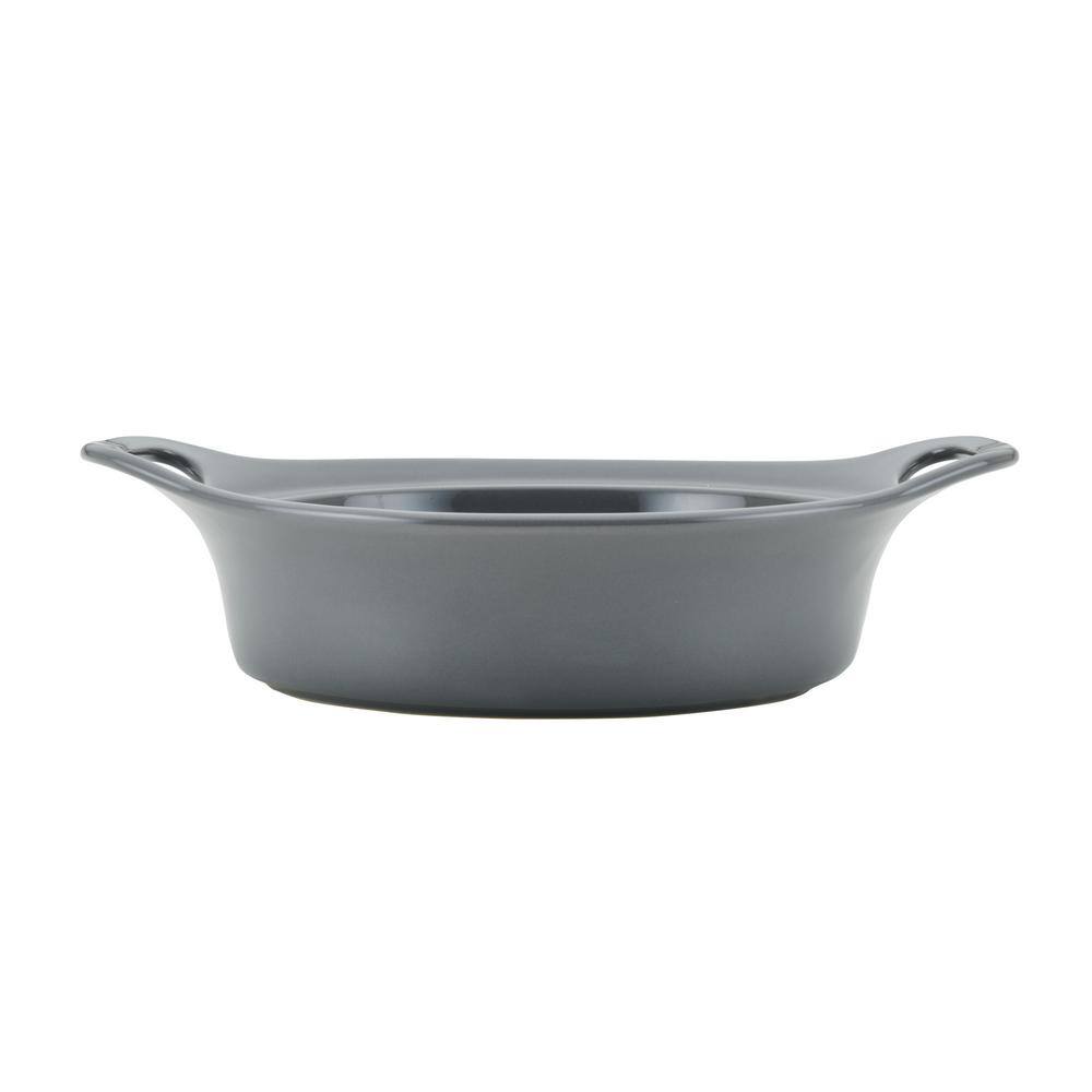 3-Piece Dark Gray Ceramic Bakeware Set - Hercitys