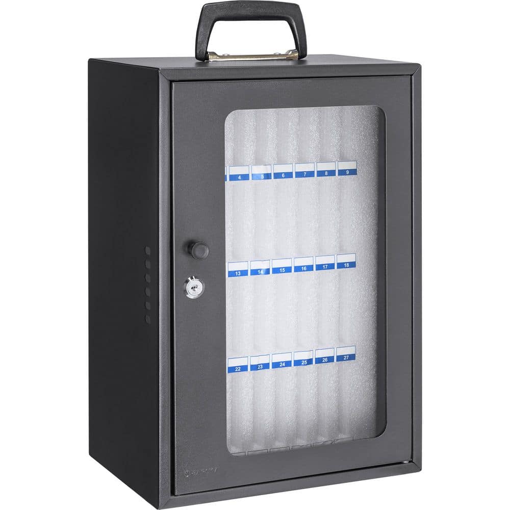 36-Capacity Smartphone Lock Box with Key Lock and Carry Handle - Hercitys