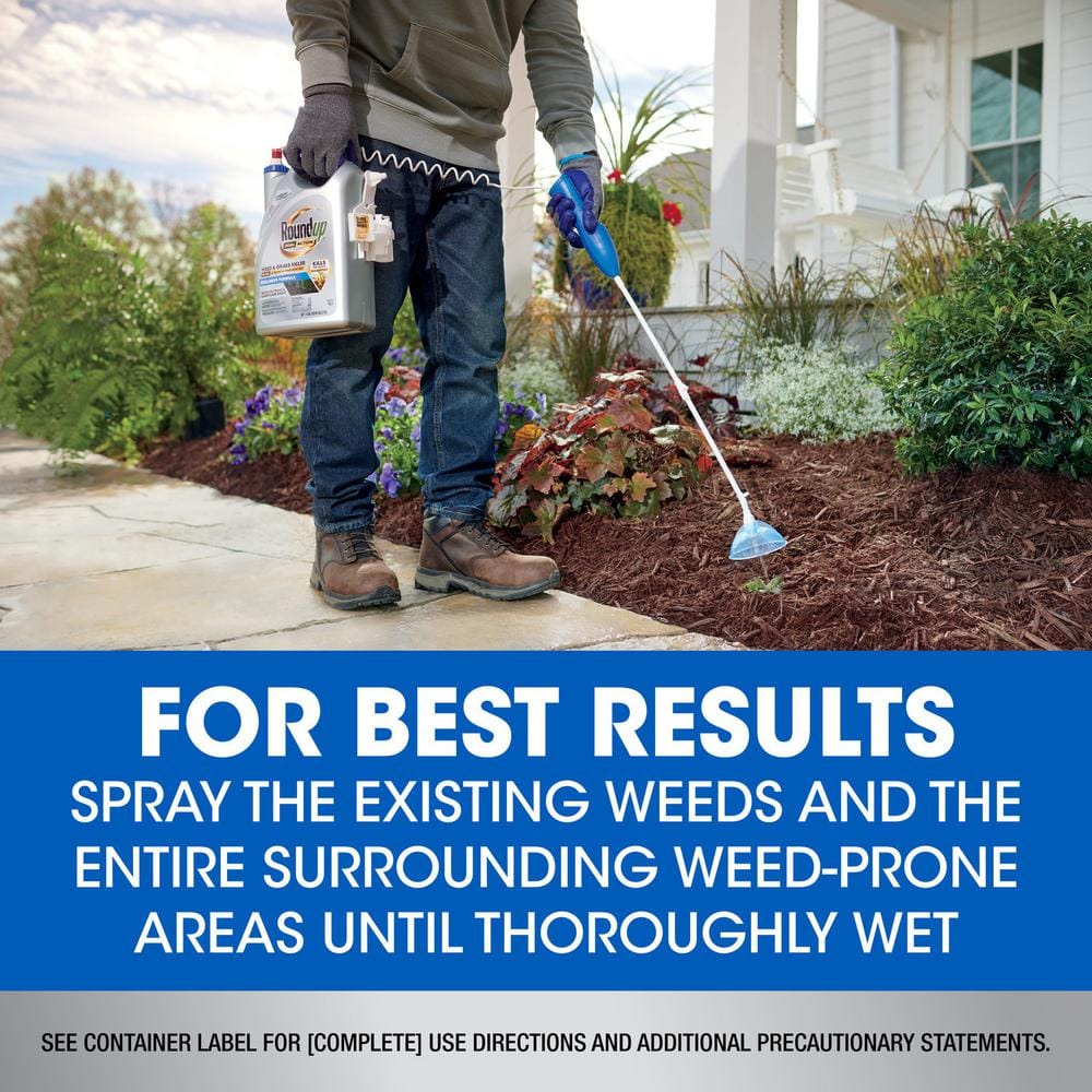 1.25 Gal. Dual Action Weed and Grass Killer Plus 4-Month Preventer Refill - Hercitys