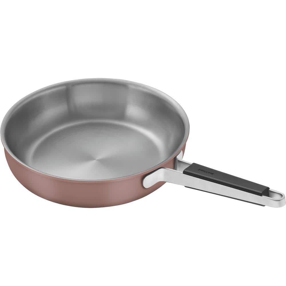 11-inch Rose Stainless Steel Frying Pan - Hercitys
