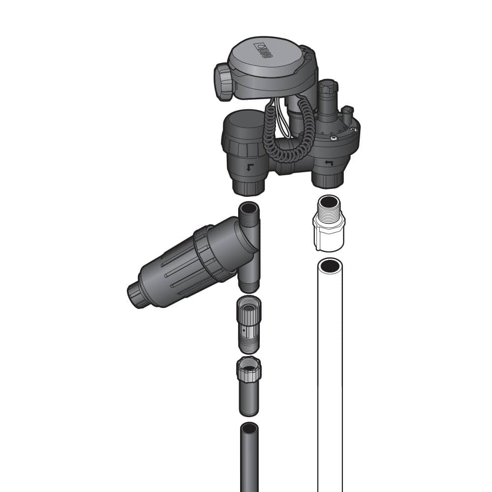 3/4 in. Digital Timer with Anti-Siphon Valve - Hercitys