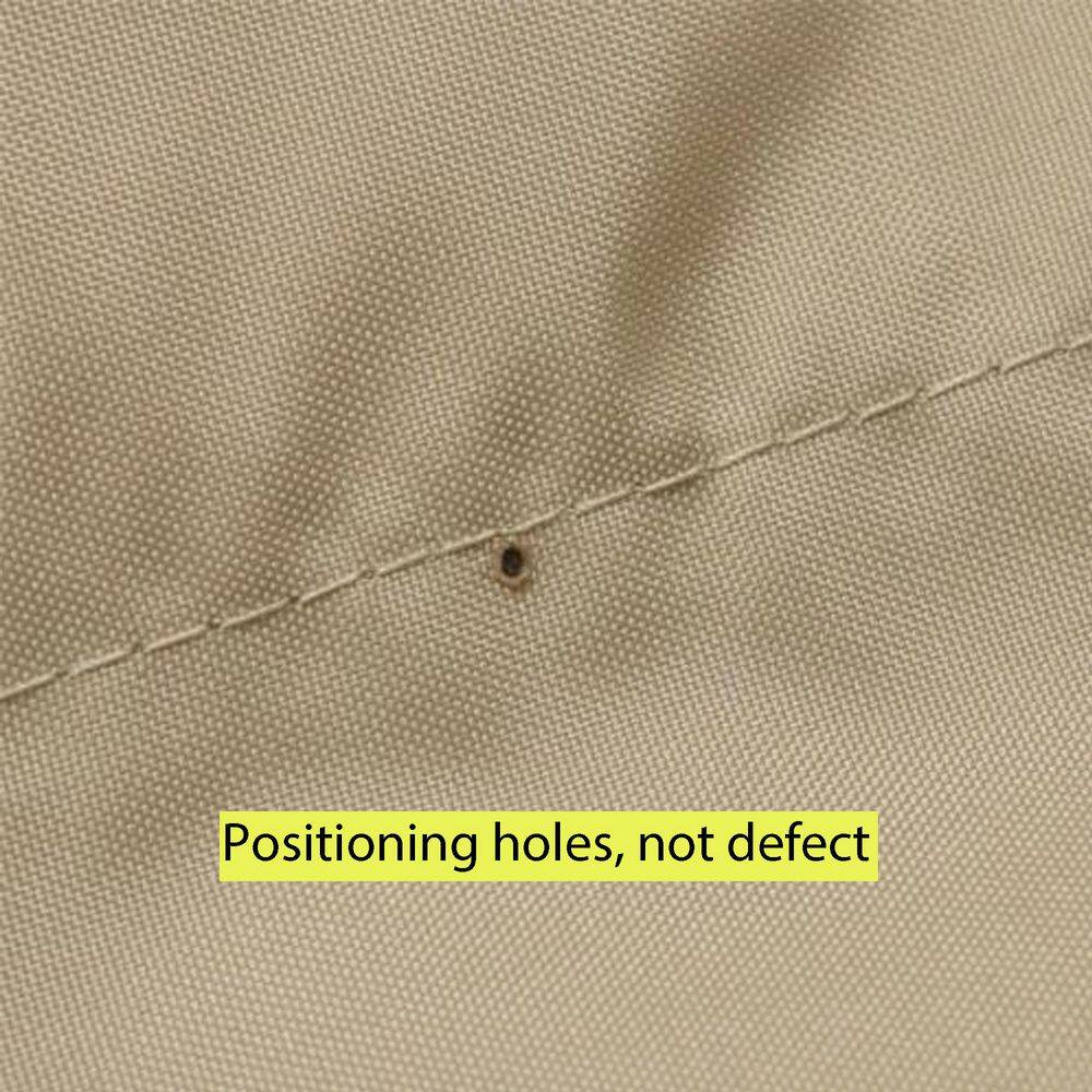 10 x 12 ft. Gazebo Replacement Canopy Top,Heavy Duty Polyester Fabric Roof Cover with Air Vent and Mosquito Net in Brown - Hercitys