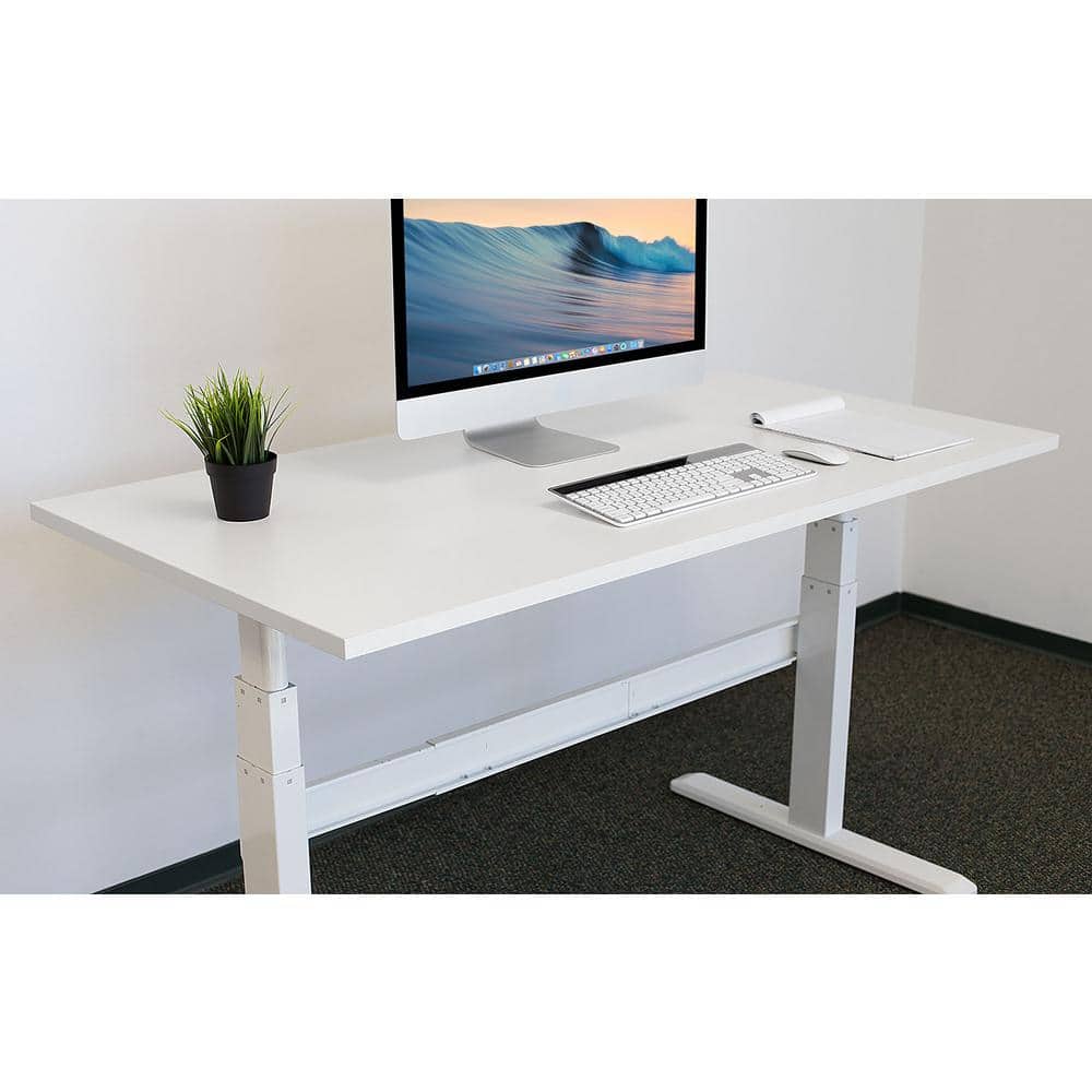 55 in. x 29 in. White Rectangle Table Top - Hercitys
