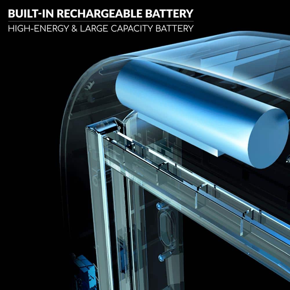 4.4 Gal. White Air Lite Smart Trash Can - Hercitys