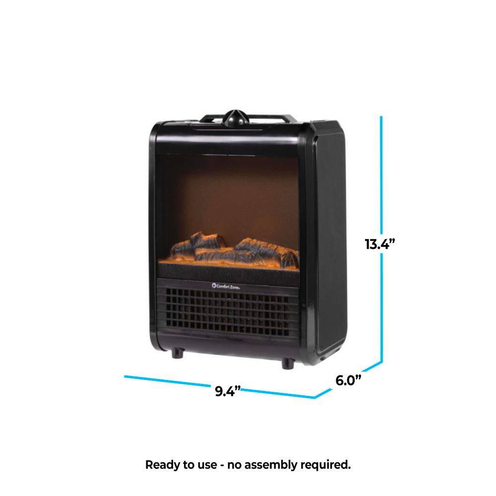 1200-Watt Electric Ceramic Space Heater with Carry Handle - Hercitys