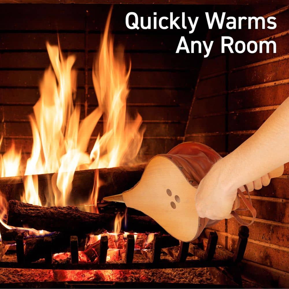 18.75 in. Large Fireplace Bellows - Hercitys