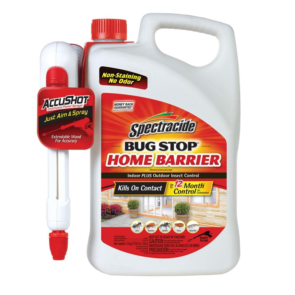 1.3 gal. Bug Stop Home Barrier with AccuShot Sprayer Insect Killer - Hercitys