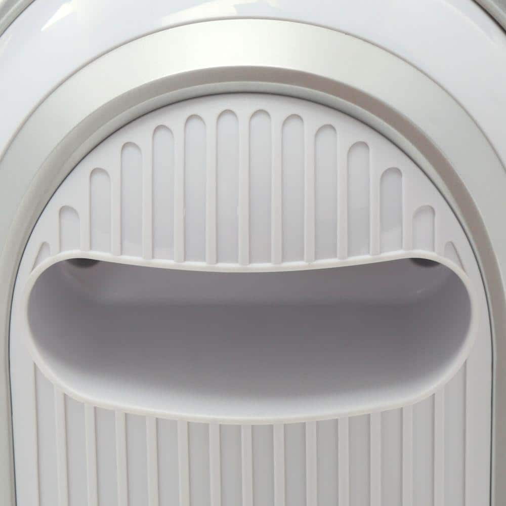33 in. 3-Speeds Tower Fan in White with Carry Handle, Oscillating, Remote Control, Sleep Function and Timer - Hercitys