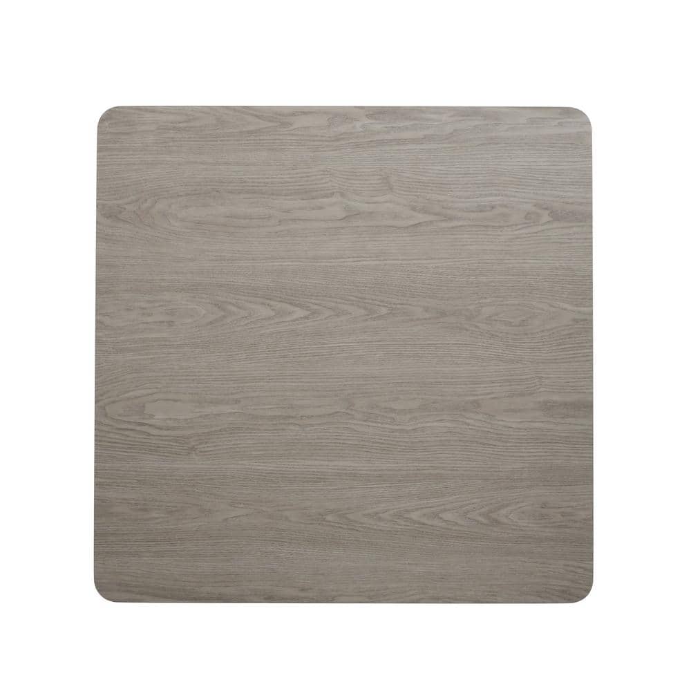 36 in. White/Gray Square Table Top Only - Hercitys