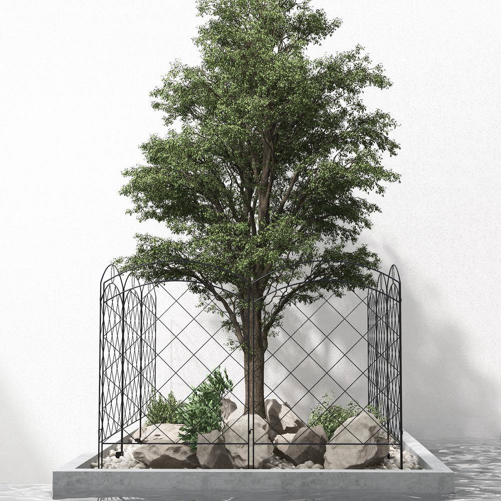 1.4 in. Steel Garden Fence - Hercitys