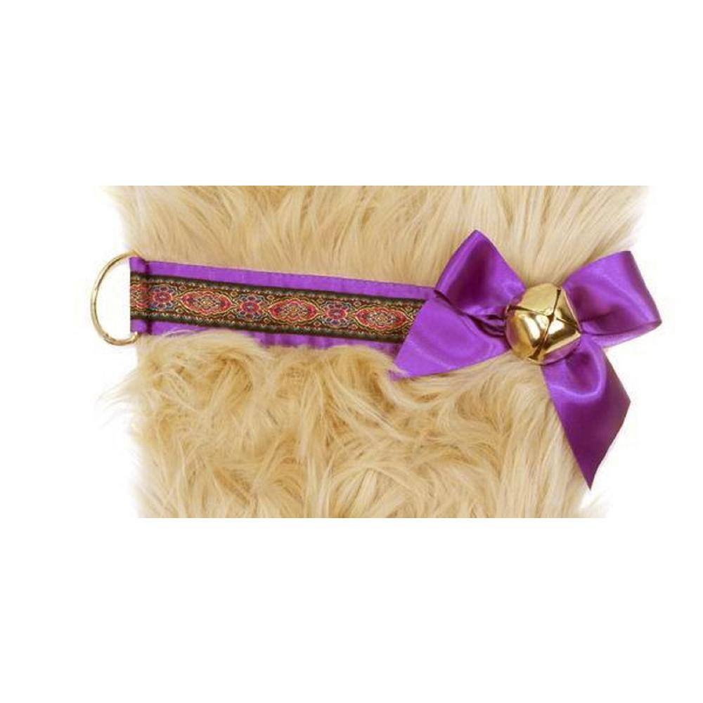 22 in. Goldendoodle Long Hair Dog Faux Fur Christmas Stocking - Hercitys