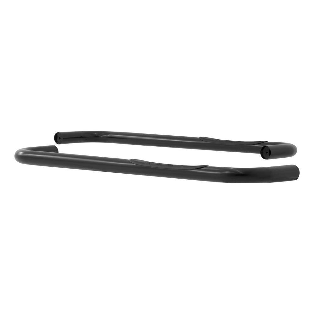 3-Inch Round Black Steel Nerf Bars, No-Drill, Select Chevrolet, GMC C, K - Hercitys