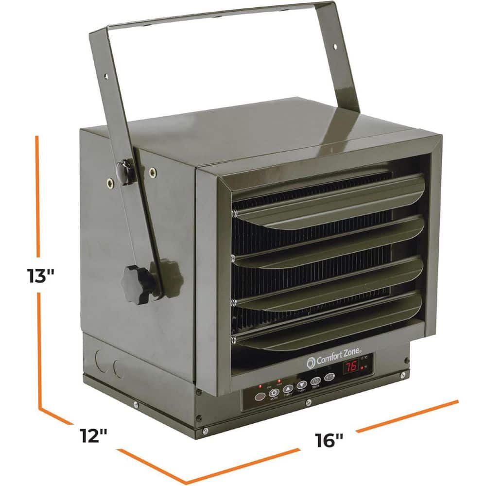 25000 BTU Fan Heaters Electric Furnace with Remote Control - Hercitys