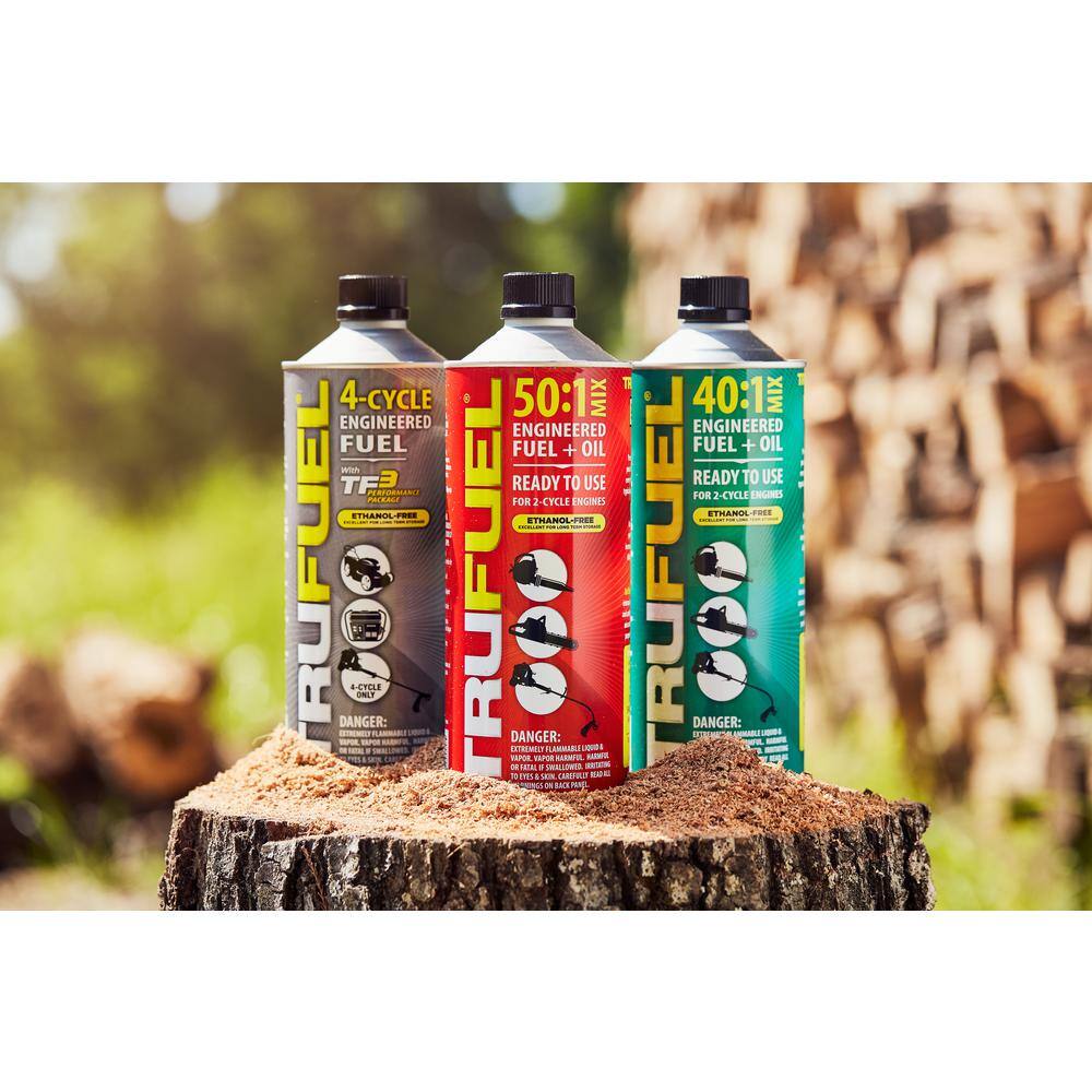 2-Cycle 40:1 Pre-Mixed Fuel and Oil 32 oz. (6-Pack) - Hercitys