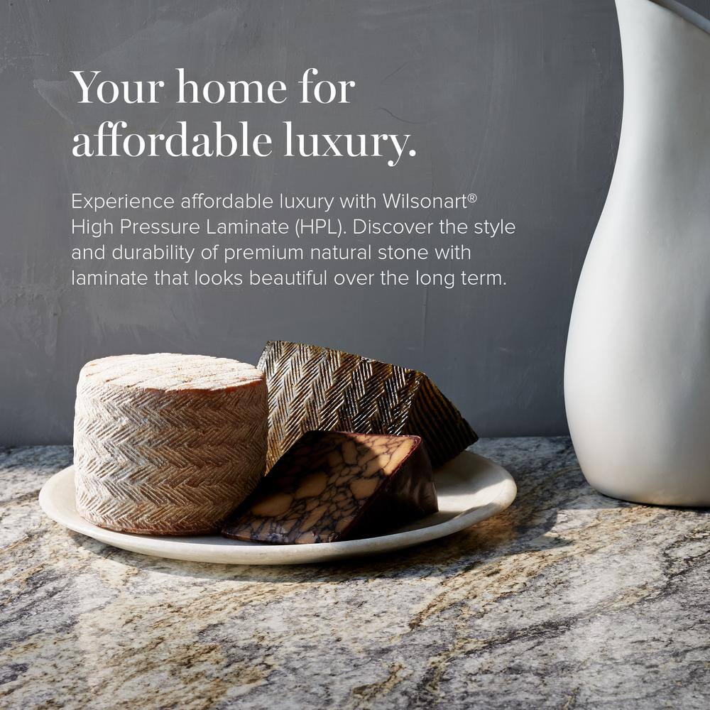 4 ft. x 8 ft. Laminate Sheet in Granito Amarelo with HD Mirage Finish - Hercitys