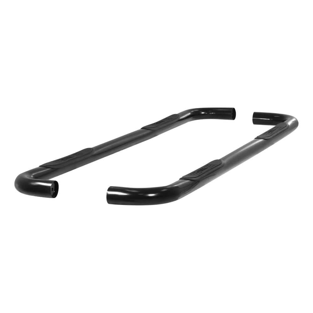 3-Inch Round Black Steel Nerf Bars, No-Drill, Select Chevrolet Avalanche, Suburban, GMC Yukon XL - Hercitys