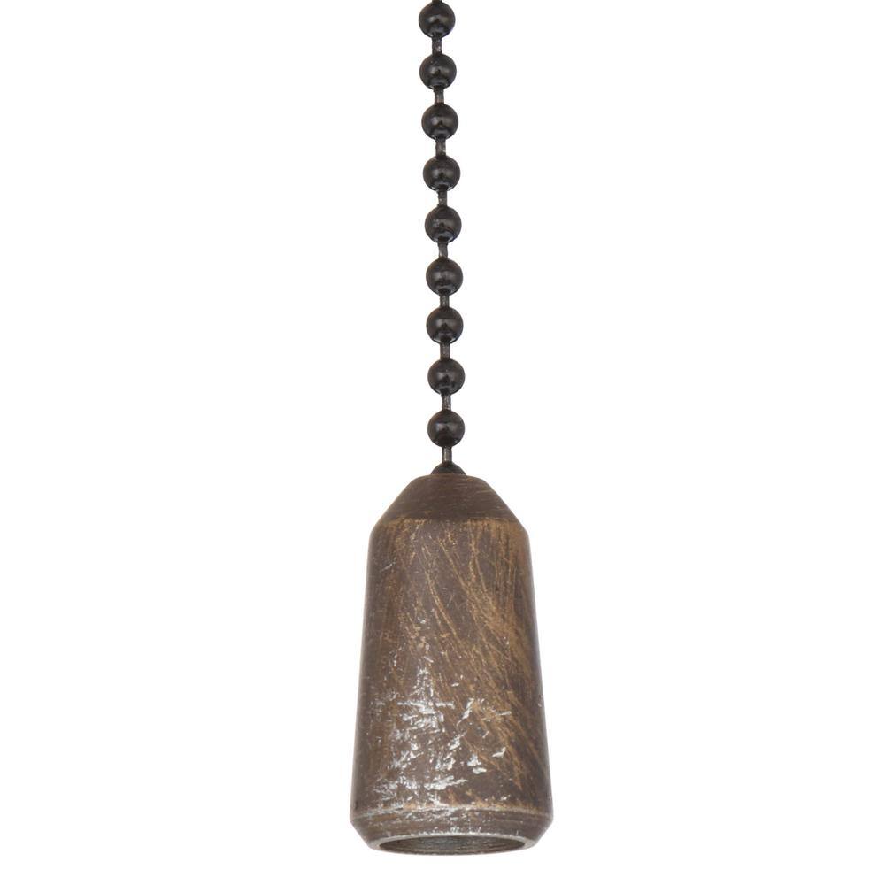 4-Light Aged Bronze Ceiling Fan Fixture with Tea Stain Glass - Hercitys