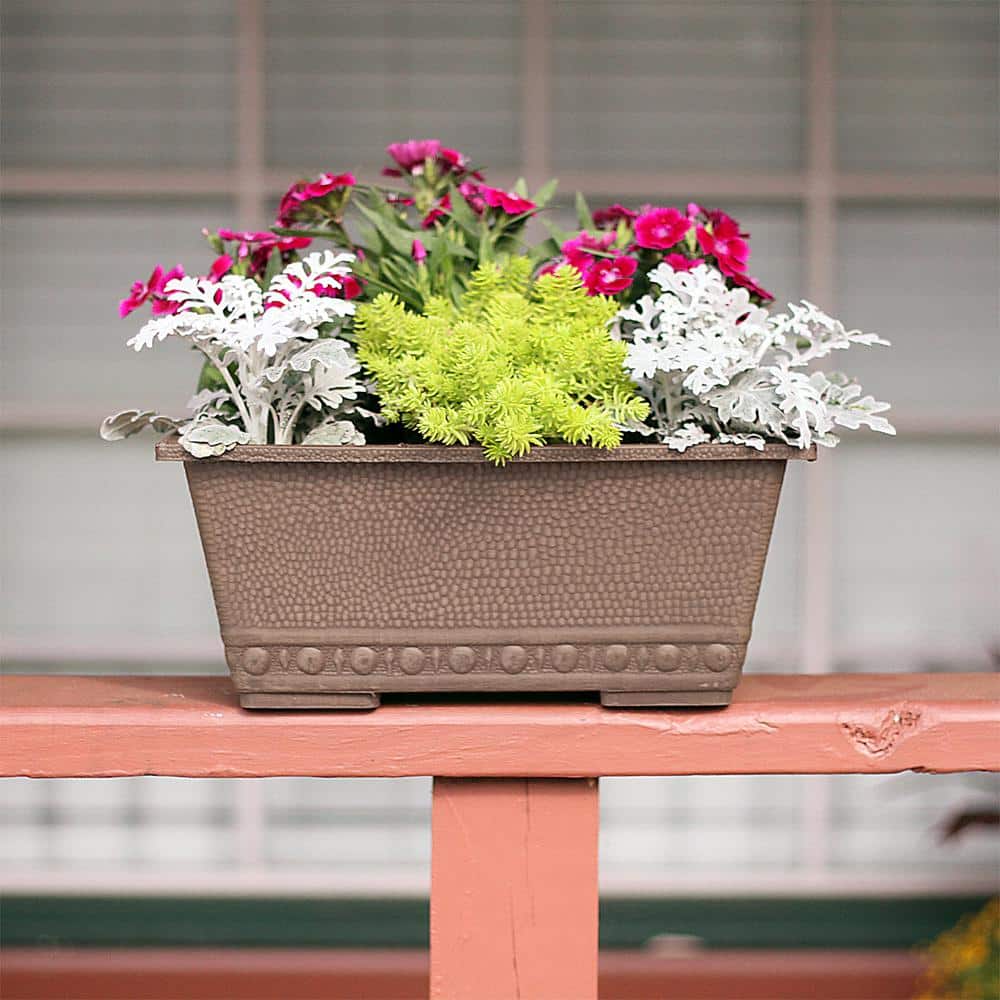 13 in. x 9 in. Taupe Composite Window Box - Hercitys