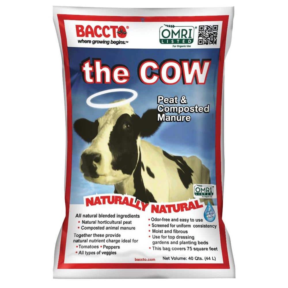 1640 Wholly Cow Horticultural Compost and Manure, 40 Qt. (2-Pack) - Hercitys