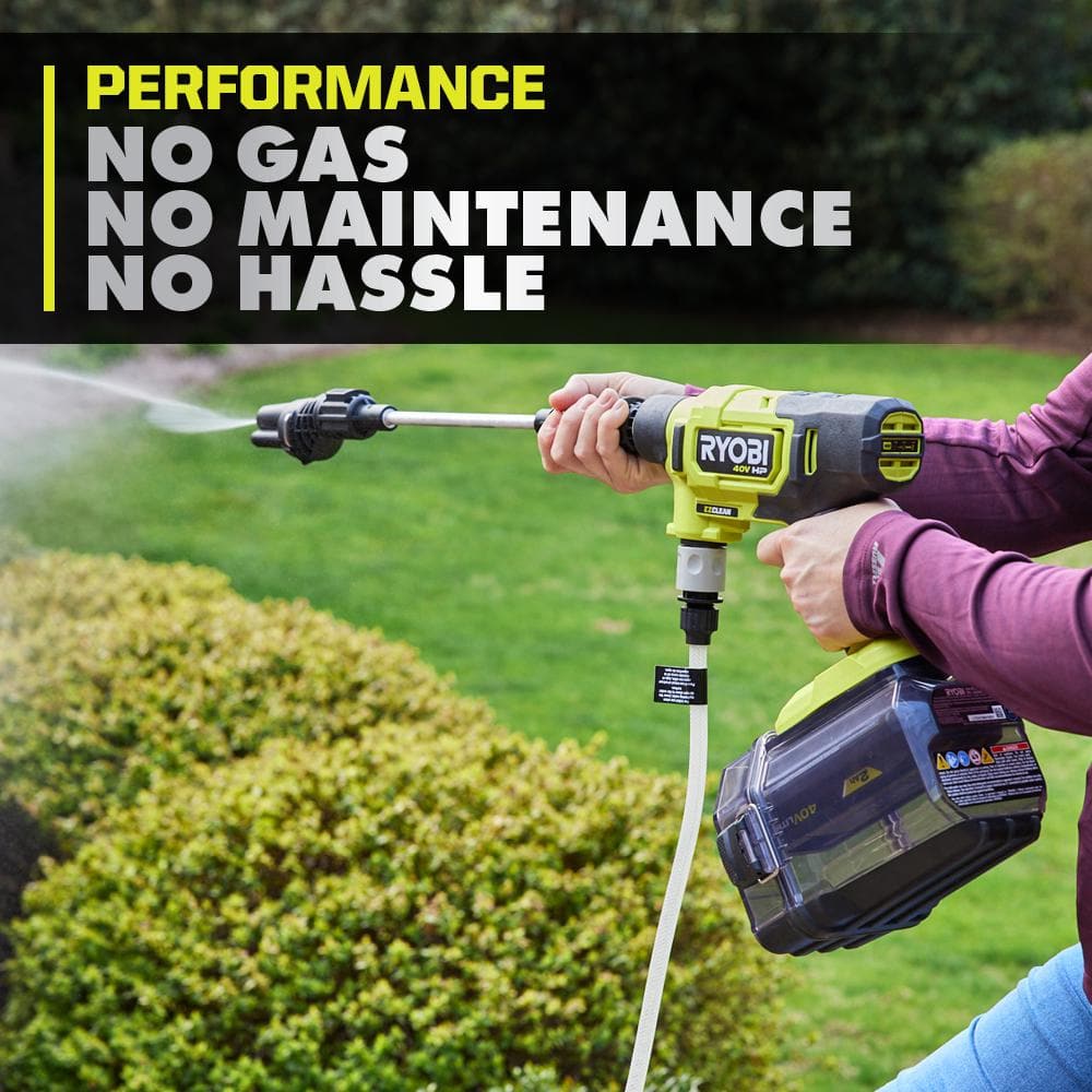 40V HP Brushless EZClean 600 PSI 0.7 GPM Cold Water Electric Power Cleaner (Tool-Only) - Hercitys
