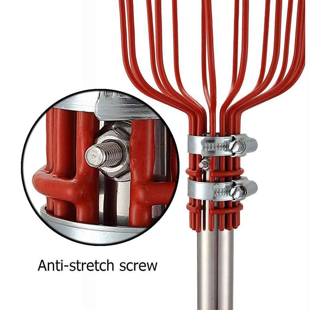 13 in. Fruit Picker Tree Pruner with Basket and Pole - Hercitys