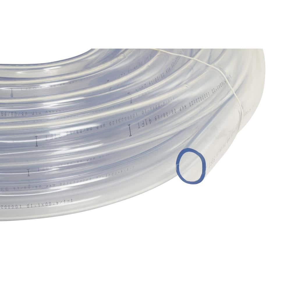 1-1/4 in. O.D. x 1 in. I.D. x 50 ft. PVC Clear Vinyl Tube - Hercitys
