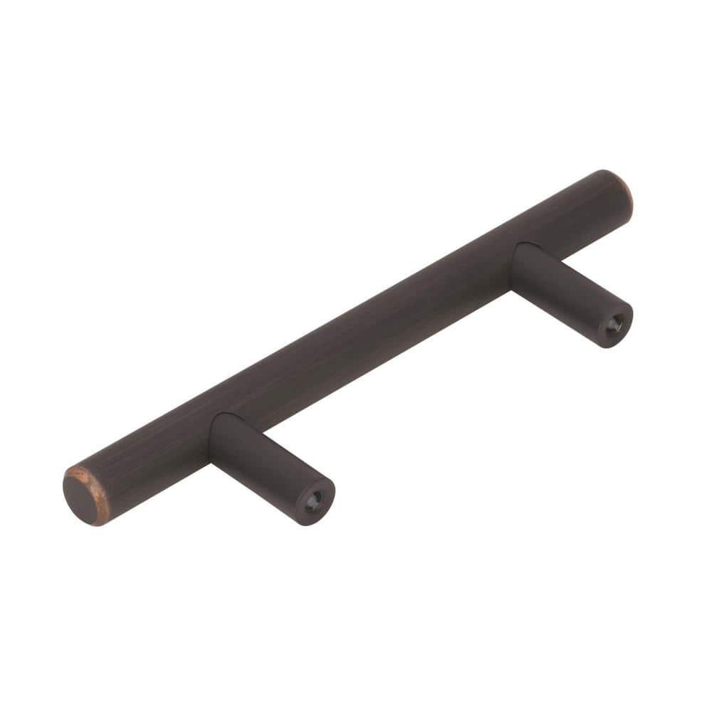 25-Pack Bar Pulls 3 in.  76mm  Modern Oil Rubbed Bronze Bar Cabinet Pulls - Hercitys