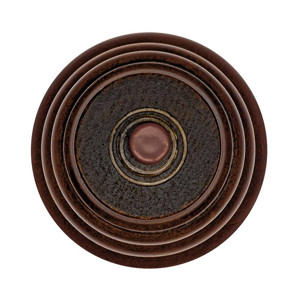 5 in. x 4 in. Stained Cherry Solid Hardwood Round Sofa Leg - Hercitys