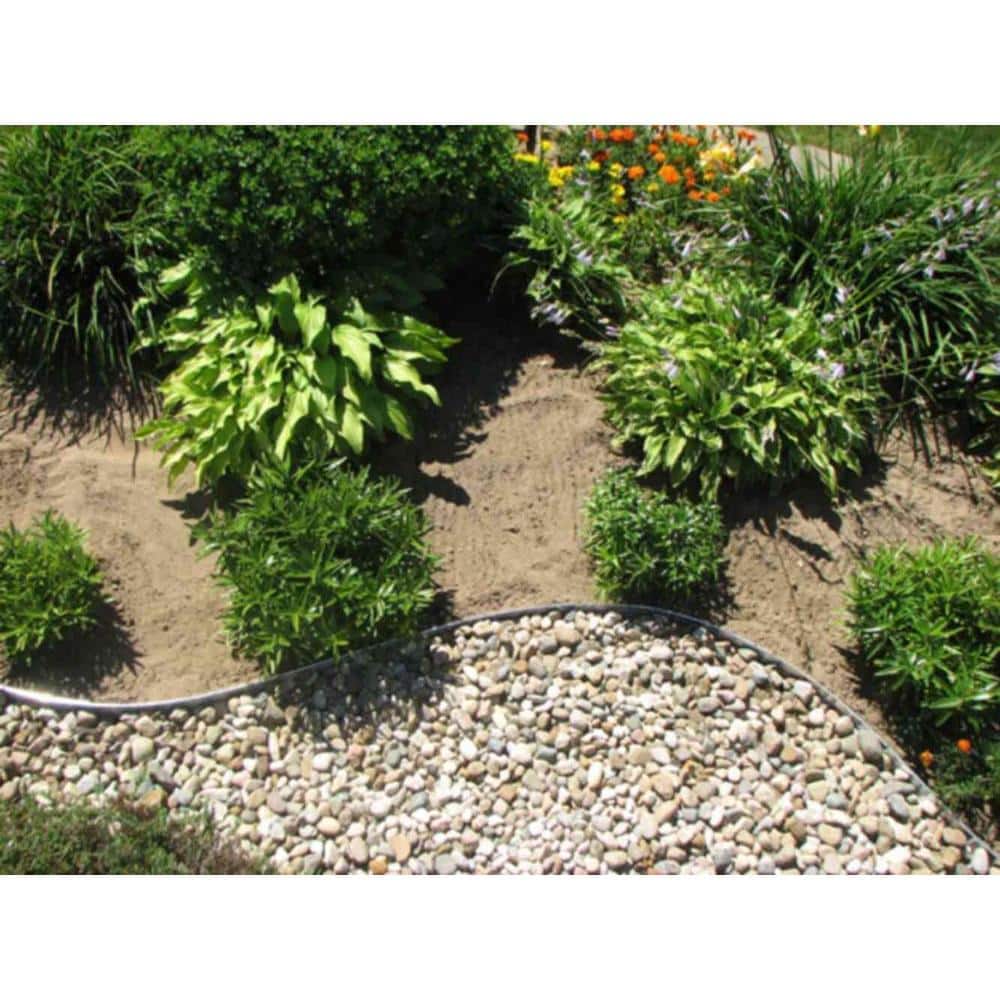 24 ft. x 4 in. Bronze Aluminum Landscape Edging Project Kit (4 – 6 ft. pieces) - Hercitys