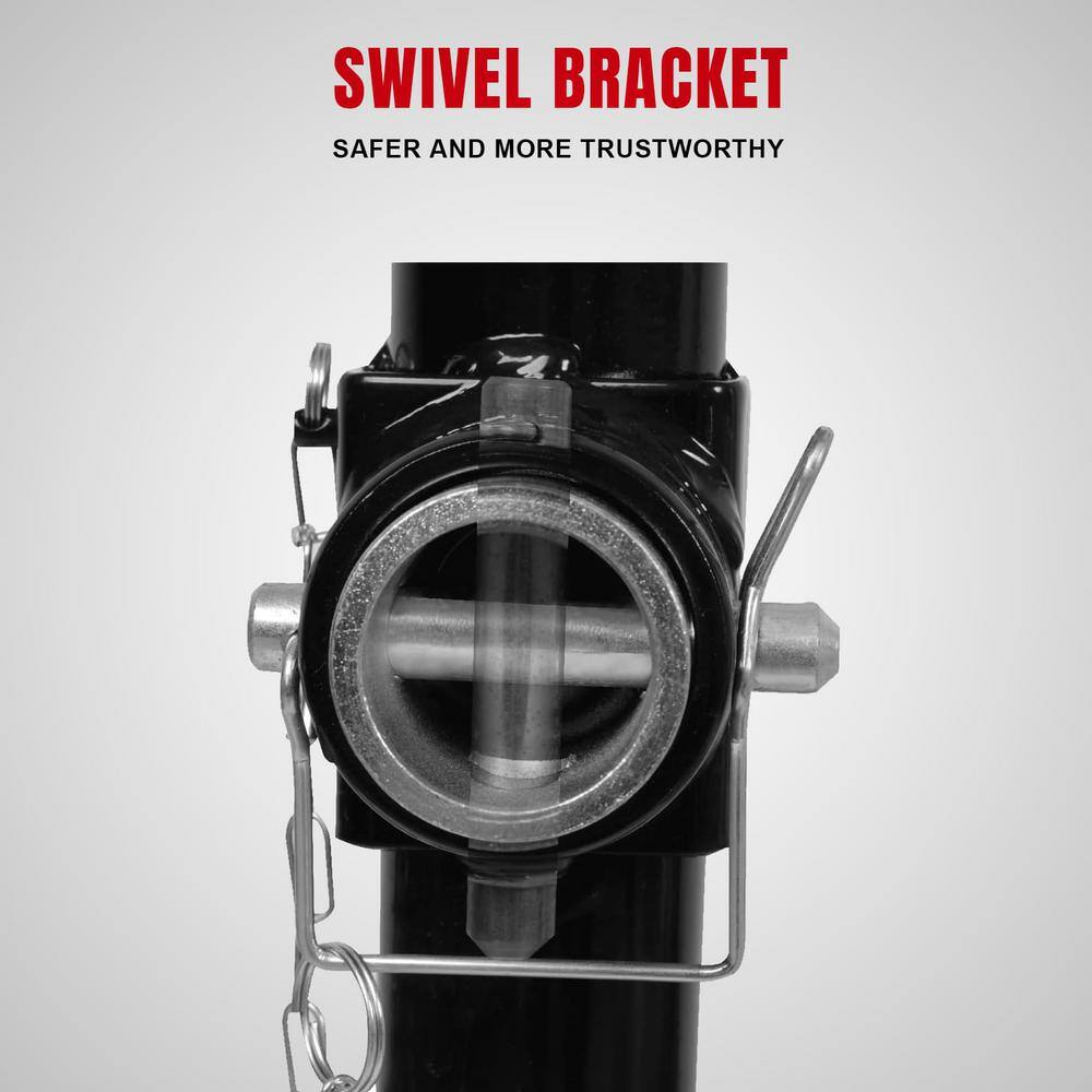 2,000 lbs. Top-Wind Weld-On Trailer Jack - Hercitys