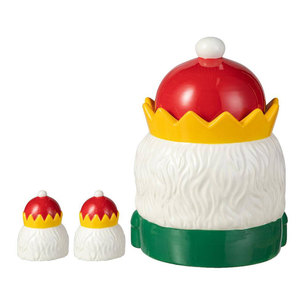 3-Piece Dolomite Christmas Nutcracker Cookie Jar Set - Hercitys