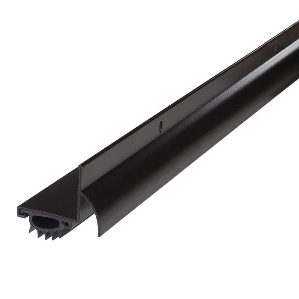 36 in. Bronze Aluminum L-Shape Screw-on Under Door Seal - Hercitys