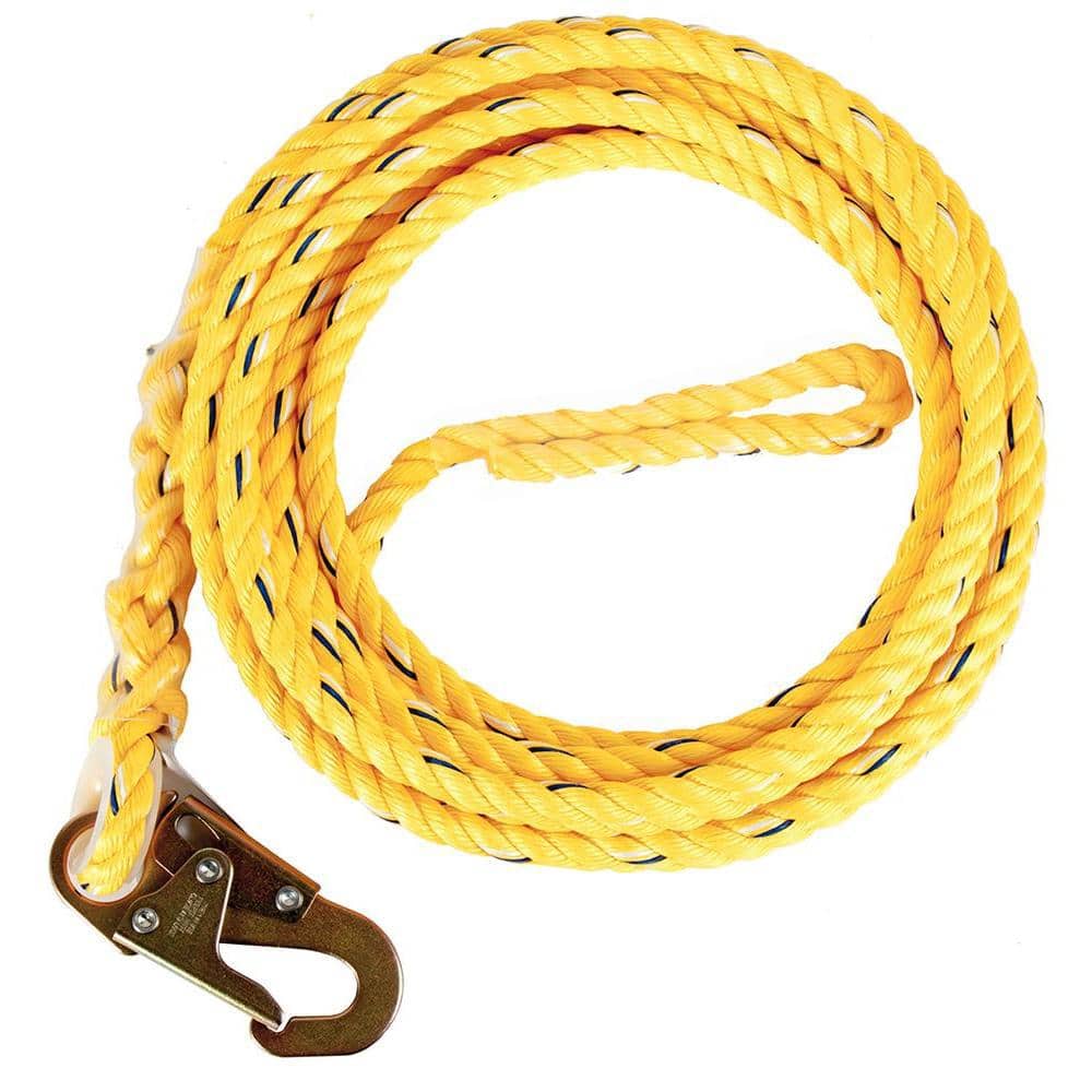 5/8 in. x 150 ft. Poly Steel Rope with Snaphook - Hercitys
