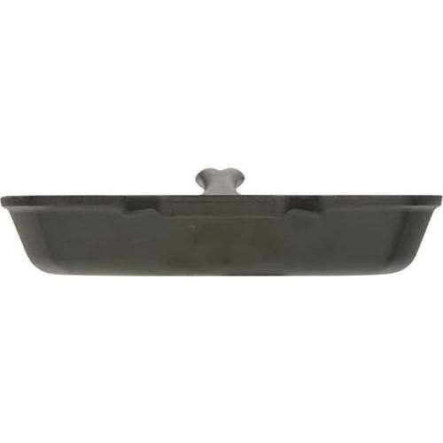 10.5 in. Cast Iron Pre-Seasoned Nonstick Grill Pan in Black - Hercitys