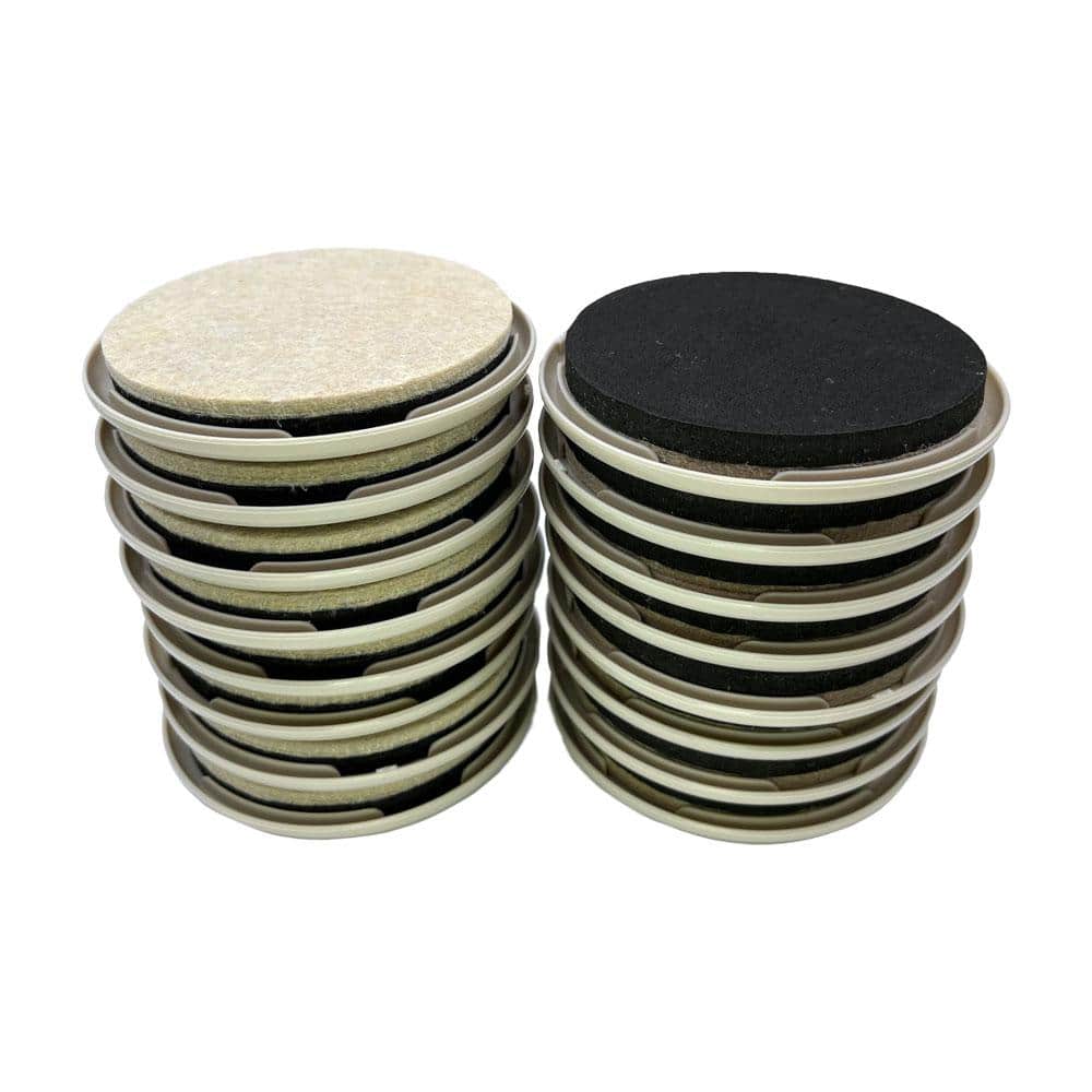 4 in. (3.5 in. Inside) 2-in-1 Furniture Mover (16-Pack) - Hercitys