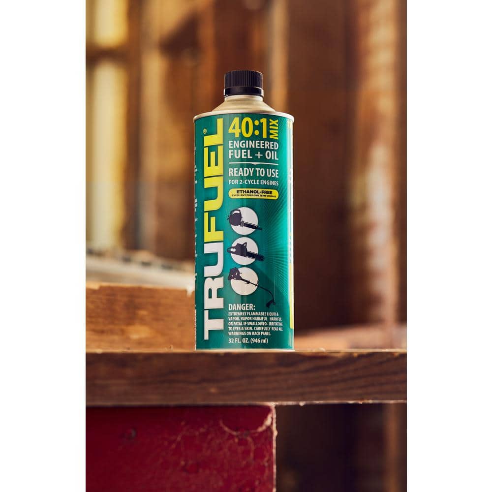 2-Cycle 40:1 Pre-Mixed Fuel and Oil 32 oz. (6-Pack) - Hercitys