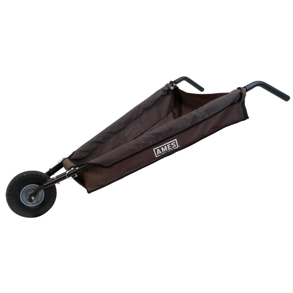 5 cu. ft. Foldable Garden Cart Wheelbarrow - Hercitys