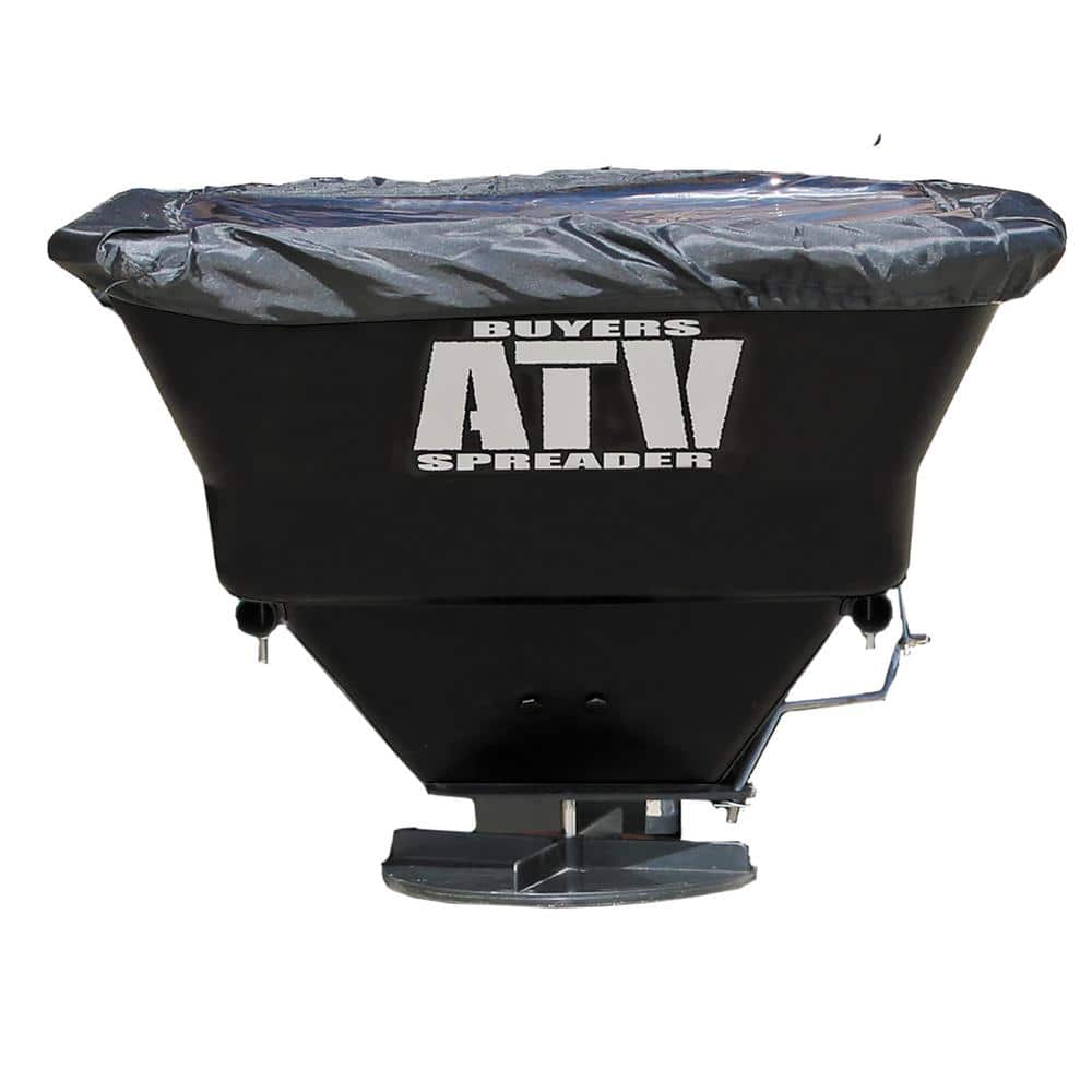 100 lbs. Capacity ATV Mounted All Purpose Broadcast Spreader for Rock Salt, Feed, Seed and Fertilizer - Hercitys