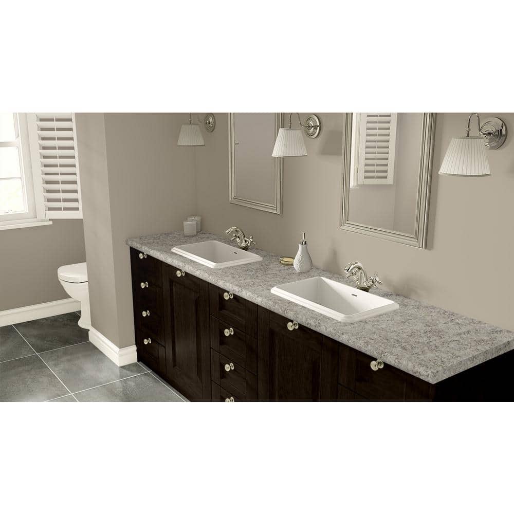 4 ft. x 8 ft. Laminate Sheet in White Juparana with Standard Fine Velvet Texture Finish - Hercitys