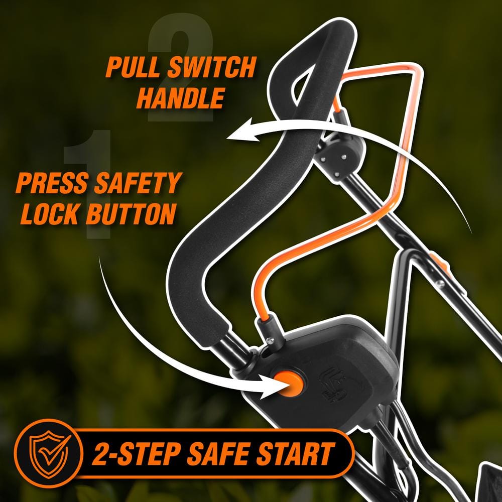 15 in. 13 Amp 2-in-1 Electric Dethatcher and Scarifier with Collection Bag - Hercitys