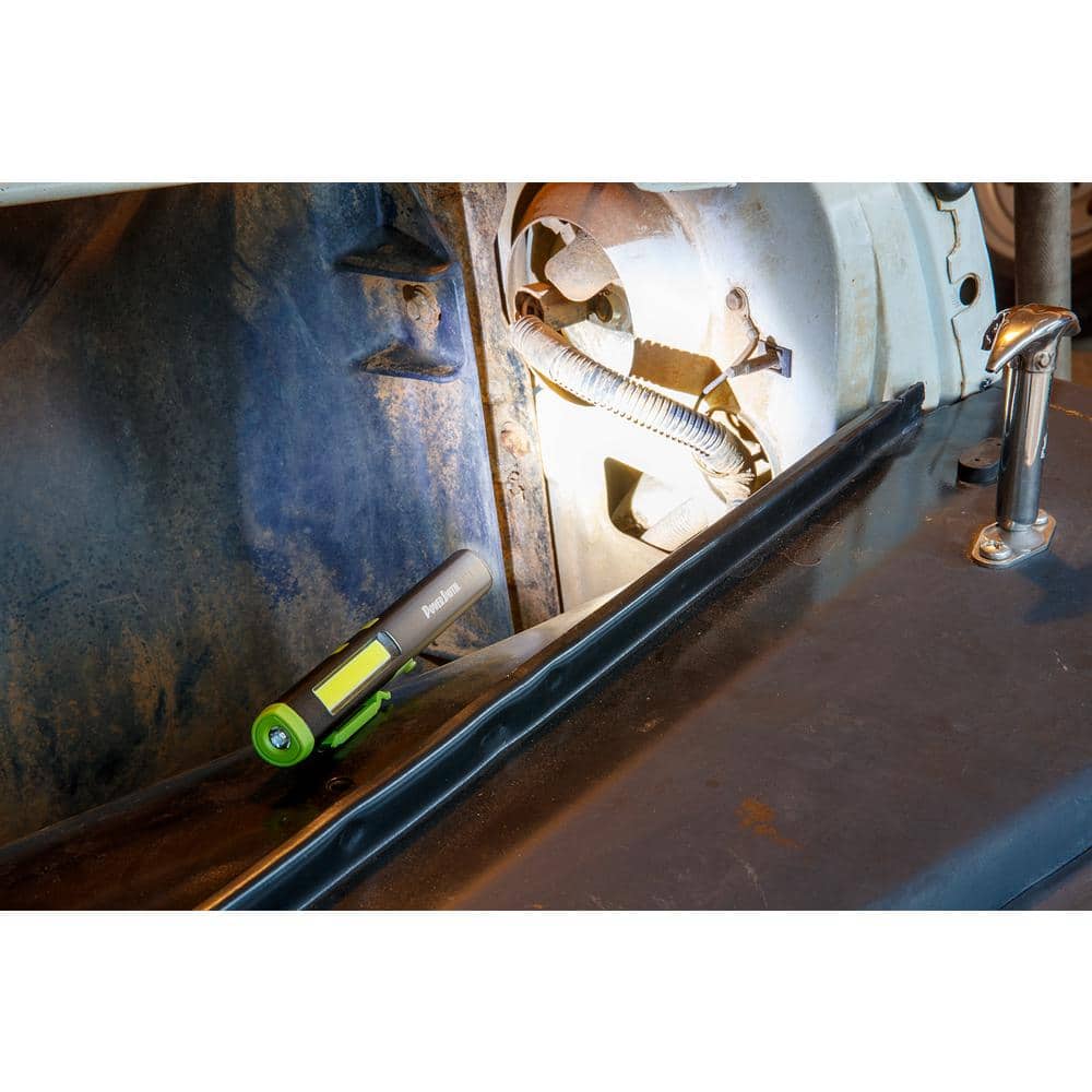 450/140 Lumen Rechargeable LED Inspection Pen Light with Flood, Spot, UV Light & Red Laser Pointer, Magnetic Pocket Clip - Hercitys