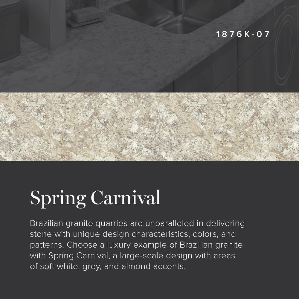 4 ft. x 8 ft. Laminate Sheet in Spring Carnival with Premium Quarry Finish - Hercitys