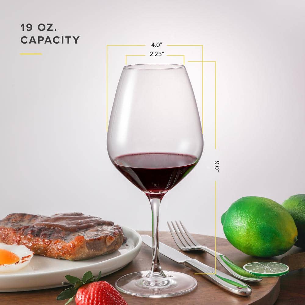 19.25 oz. Red Wine Glasses (Set of 6) - Hercitys