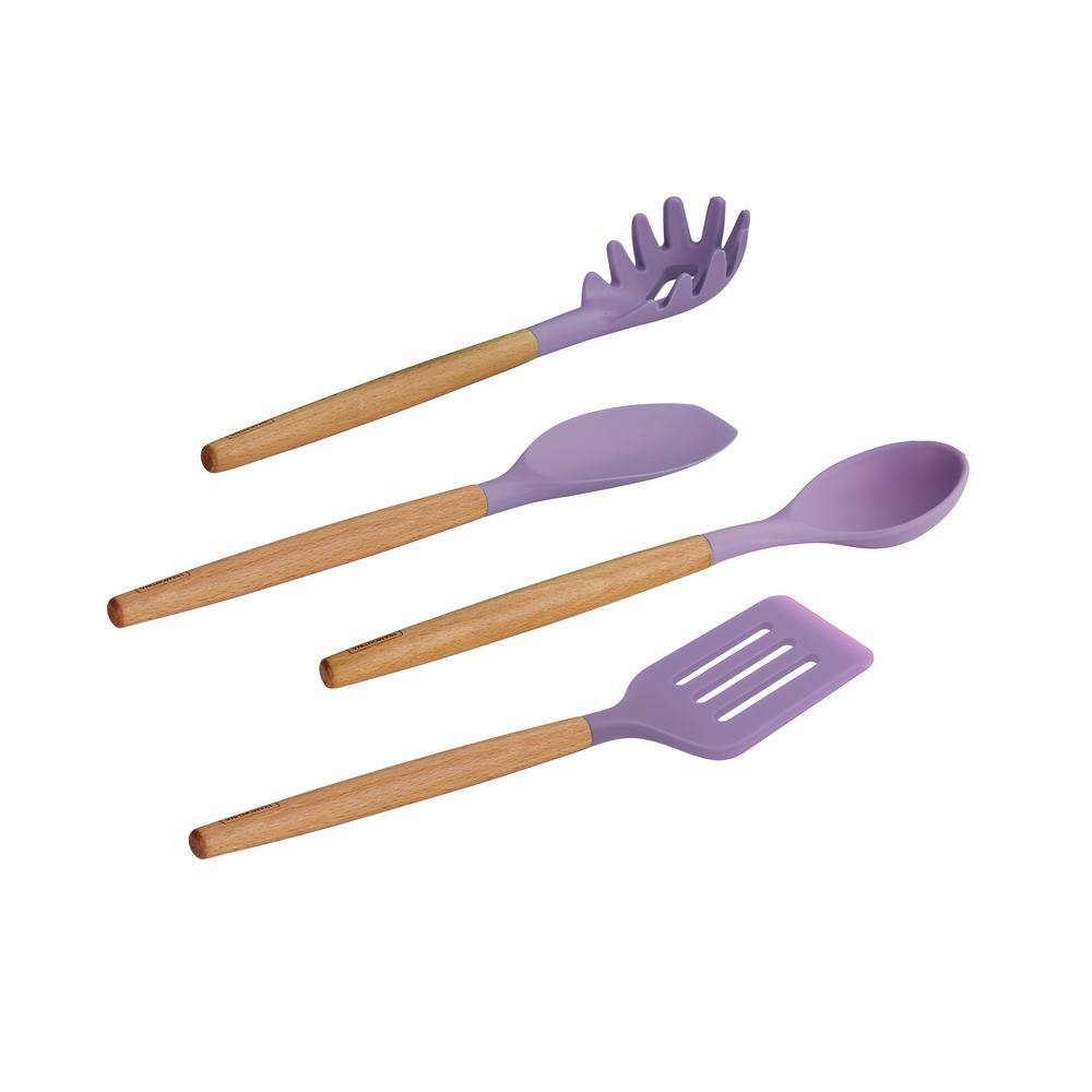 14-Piece Ceramic Cookware Set in Purple - Hercitys