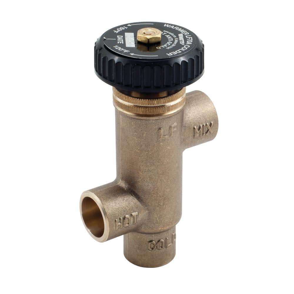 1/2 in. Lead-Free Brass SWT x SWT Tempering Valve - Hercitys